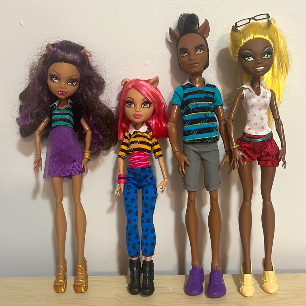Monster High A Pack of Trouble 4 Pack Doll Set